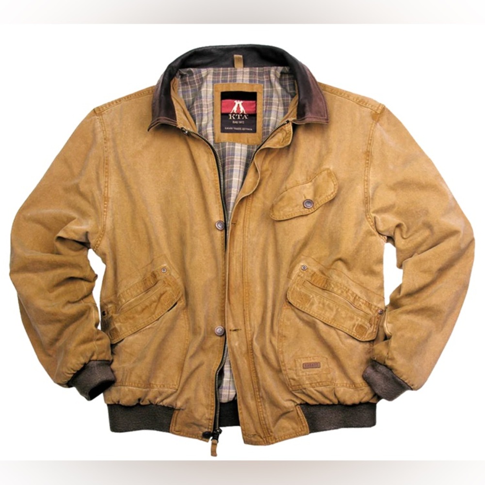 Kakadu “Double Bay Bomber in Mustard” with authentic Australian leather